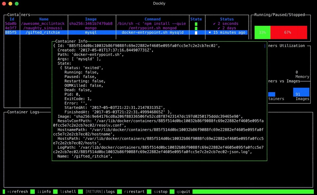 Dockly UI